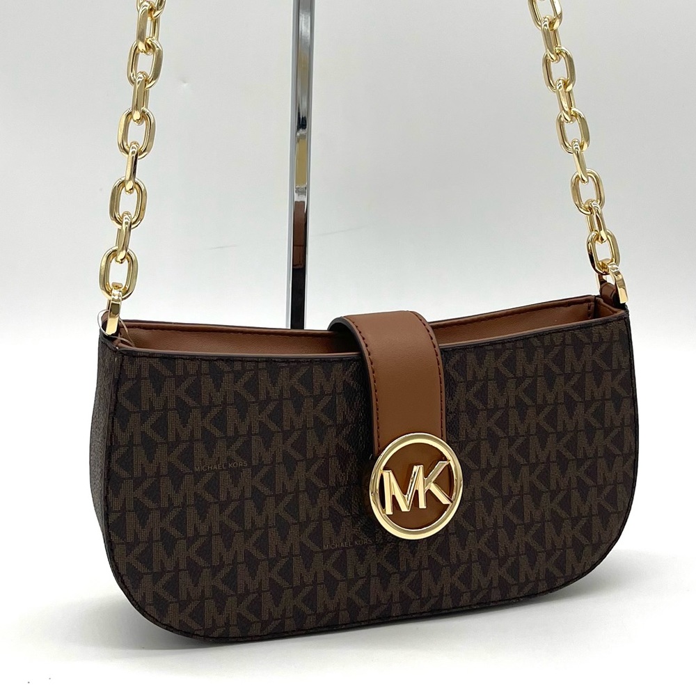 Michael Kors Carmen Small Pouchette Crossbody Bag